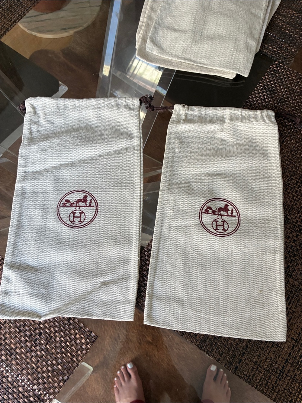 Hermes dust bags